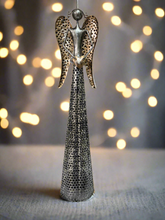 Charger l&#39;image dans la galerie, Christmas LED metal Angel 55cm seasonal/ Christmas table decoration
