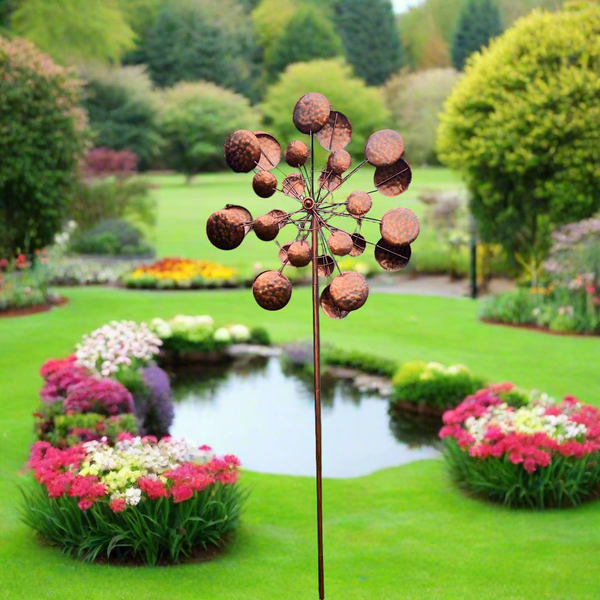 Henley Bronze garden wind Sculpture spinner - Marissa's Garden & Gift