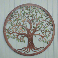 Laden Sie das Bild in den Galerie-Viewer, Handmade peeling effect tree of life wall art indoors/outdoors 60cm - Marissa&#39;s Garden &amp; Gift
