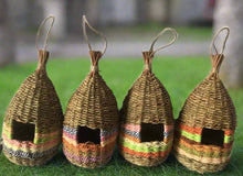 Load image into Gallery viewer, Handmade teardrop shaped bird nest measuring 13x28cm - Marissa&#39;s Garden &amp; Gift
