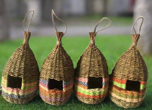 Handmade teardrop shaped bird nest measuring 13x28cm - Marissa's Garden & Gift