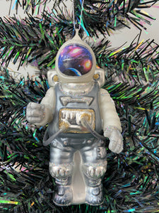 Glass Christmas astronaut Christmas bauble tree hanging decoration/christmas/seasonal/ glass hanging item