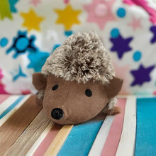 Load image into Gallery viewer, Handmade hedgehog door stop Indoor 27cmLx 19cm W x 14cm H
