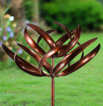 Load image into Gallery viewer, Burghley garden wind sculpture spinner bronze - Marissa&#39;s Garden &amp; Gift
