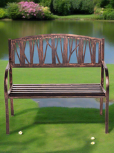 Afbeelding in Gallery-weergave laden, Lydford Garden Bench bronze - Marissa&#39;s Garden &amp; Gift
