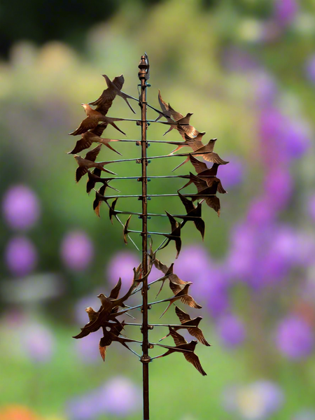 Mayfair bronze swallow bird windsculpture/ windspinner