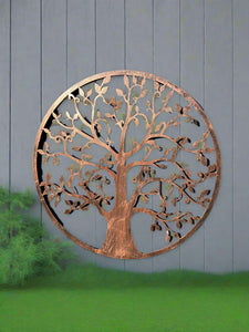 Handmade bronze tree of life wall art  indoors/outdoors 40cm - Marissa's Garden & Gift