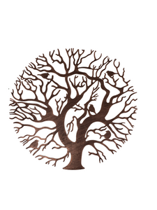 Tree of life bronze with a black touch wall art for outdoors and indoors 60cm - Marissa's Garden & Gift