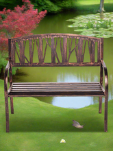 Load image into Gallery viewer, Lydford Garden Bench bronze
