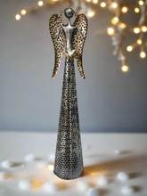 Laden Sie das Bild in den Galerie-Viewer, Christmas LED metal Angel 55cm seasonal/ Christmas table decoration
