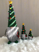 Load image into Gallery viewer, Handmade family of tree gonk measuring 55cm 25cm and 14cm in height
