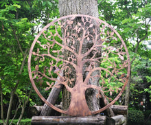 Load image into Gallery viewer, Handmade bronze tree of life wall art  indoors/outdoors 40cm - Marissa&#39;s Garden &amp; Gift
