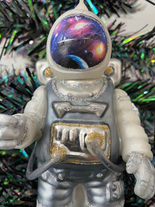 Glass Christmas astronaut Christmas bauble tree hanging decoration/christmas/seasonal/ glass hanging item