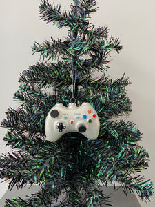 Glass Christmas tree video game controller Christmas bauble tree hanging decoration/christmas/seasonal/ glass hanging item