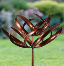 Load image into Gallery viewer, Burghley garden wind sculpture spinner bronze - Marissa&#39;s Garden &amp; Gift
