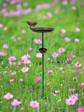 Load image into Gallery viewer, Robin bird feeder for garden/outdoor space - Marissa&#39;s Garden &amp; Gift
