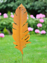 Load image into Gallery viewer, Handmade rusty garden/outdoor Palm leaf 170cm - Marissa&#39;s Garden &amp; Gift
