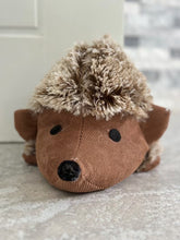 Load image into Gallery viewer, Handmade hedgehog door stop Indoor 27cmLx 19cm W x 14cm H
