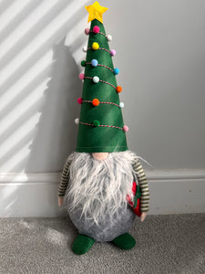 Handmade large tree gonk measuring 55cm height.