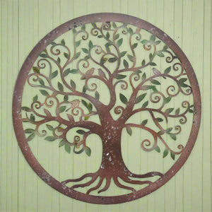 Handmade peeling effect tree of life wall art indoors/outdoors 60cm - Marissa's Garden & Gift