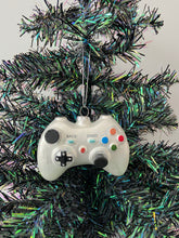 Load image into Gallery viewer, Glass Christmas tree video game controller Christmas bauble tree hanging decoration/christmas/seasonal/ glass hanging item
