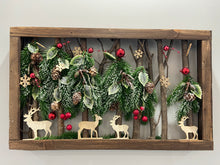 Afbeelding in Gallery-weergave laden, Handmade Christmas table wooden deco 50 x 30 x 5cm decor/christmas/seasonal/shelf seasonal decorations
