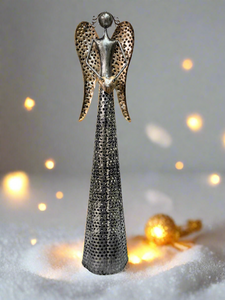 Christmas LED metal Angel 55cm seasonal/ Christmas table decoration