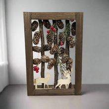 Load image into Gallery viewer, Handmade Christmas wooden scene table decor/christmas/seasonal/shelf seasonal decorations
