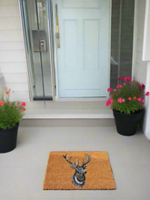 Laden Sie das Bild in den Galerie-Viewer, Stag Head Indoor &amp; Outdoor Coir Doormat 60x 40 x 2cm
