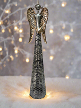 Afbeelding in Gallery-weergave laden, Christmas LED metal Angel 55cm seasonal/ Christmas table decoration
