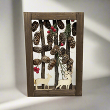 Load image into Gallery viewer, Handmade Christmas wooden scene table decor/christmas/seasonal/shelf seasonal decorations
