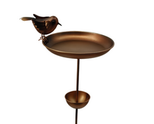 Laden Sie das Bild in den Galerie-Viewer, Bronze powder coated bird feeder for garden/outdoor
