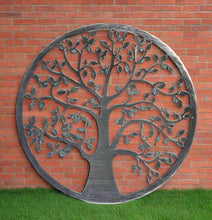 Charger l&#39;image dans la galerie, Handmade silver tree of life wall art indoors/outdoors 60cm - Marissa&#39;s Garden &amp; Gift
