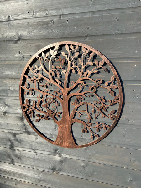 Handmade bronze tree of life wall art  indoors/outdoors 40cm - Marissa's Garden & Gift