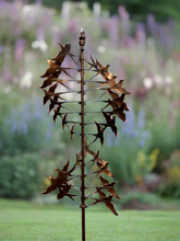 Load image into Gallery viewer, Mayfair bronze swallow bird windsculpture/ windspinner
