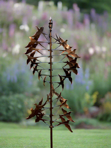 Mayfair bronze swallow bird windsculpture/ windspinner