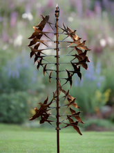 Charger l&#39;image dans la galerie, Mayfair bronze swallow bird windsculpture/ windspinner
