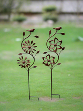 Load image into Gallery viewer, Bronze Bird Spinner garden ornament/windspinner
