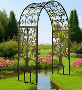 Noah’s Arc-Tree of life bronze/gold arch garden arbour