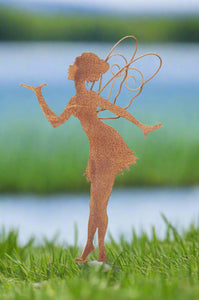 Rusty Fairy - Metal Gift - Metal Decor - Garden Ornament - Gift - Metal Garden Ornament - Marissa's Garden & Gift